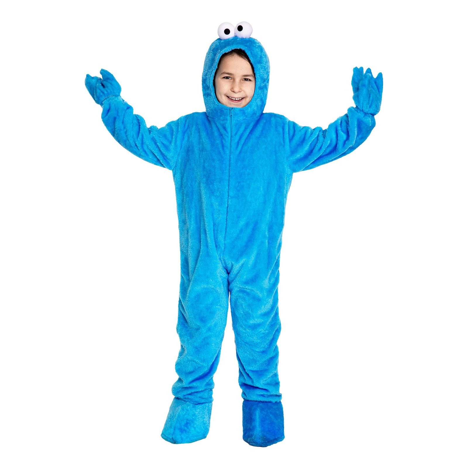 Sesame Street Keksihirviö Lasten Naamiaisasu - Large