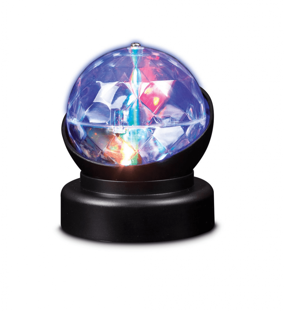 Disco valonheitinjärjestelmän kattoon ja seinän eri väreissä