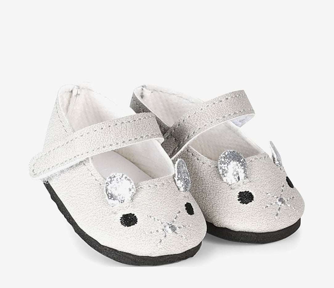 Skrållan Nuken Juhlakengät Hiiri 36-40cm Nukelle