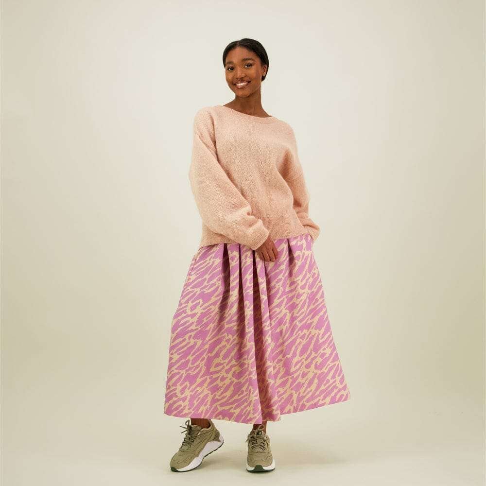 Sophy Pleated Skirt -Hame | Purple - XS
