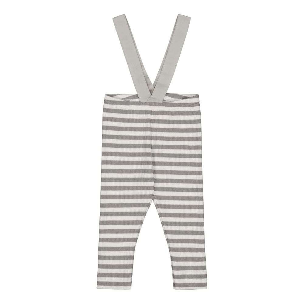 Striped Rib Brace Pants -Henkselihousut | Cloudy/Vanilla - 50/56