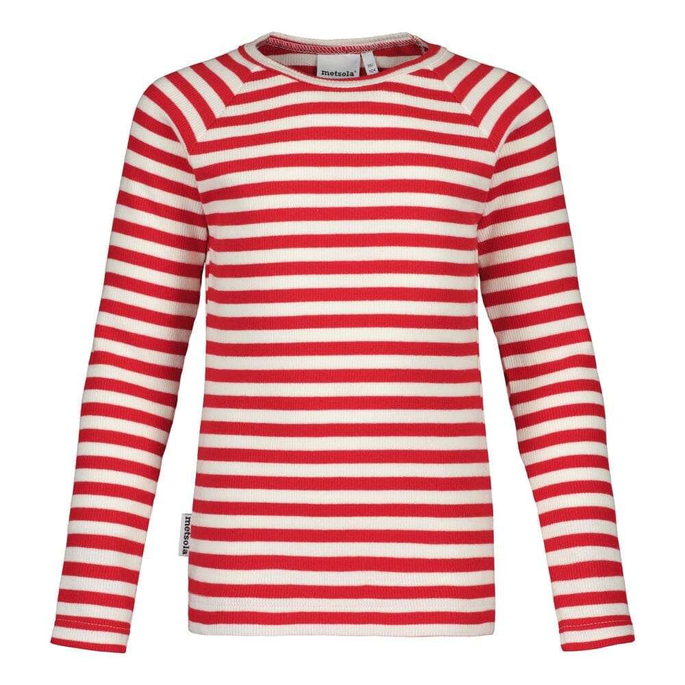 Striped Rib -Paita | Poppy/Vanilla - 110/116