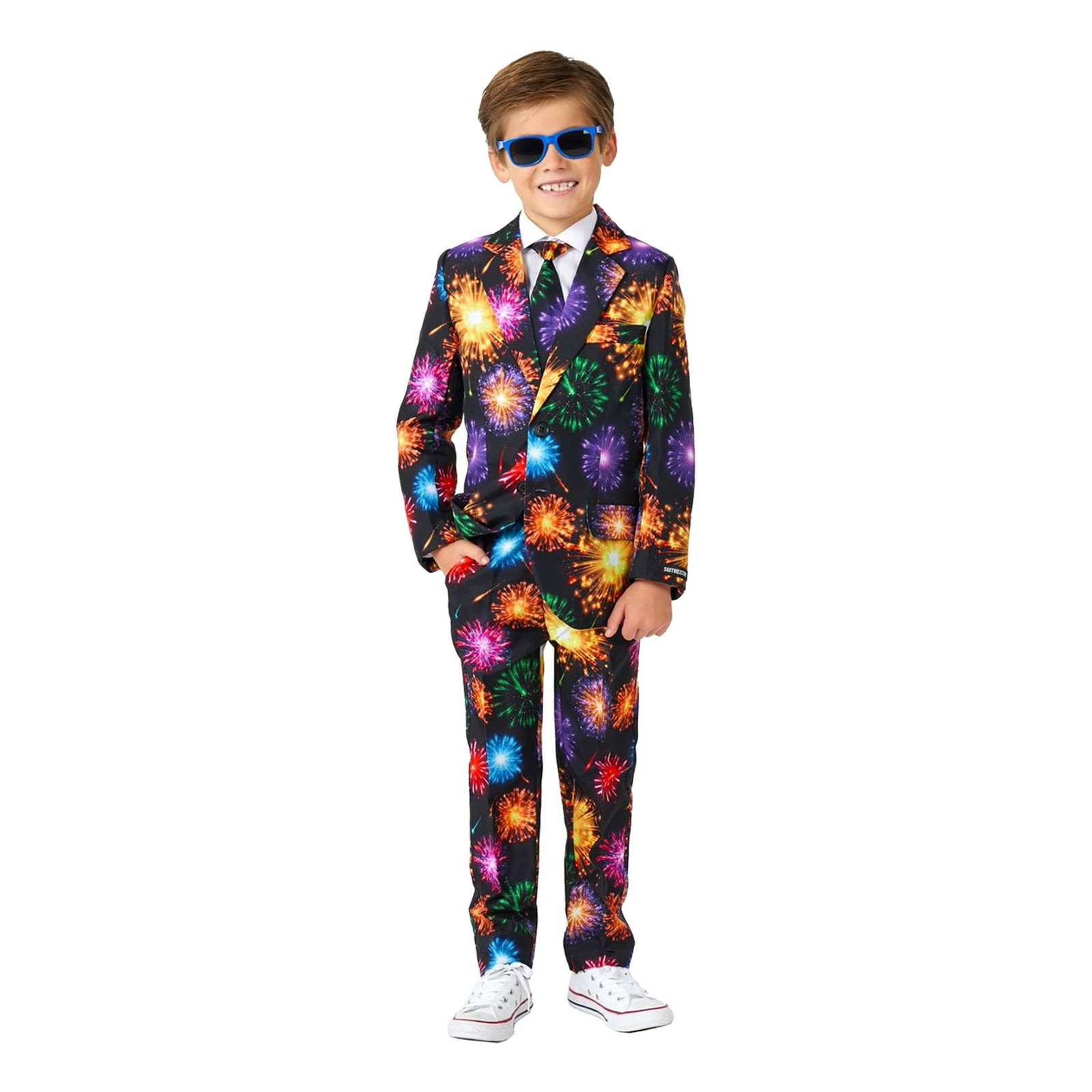 Suitmeister Boys Fireworks Black Puku - Large