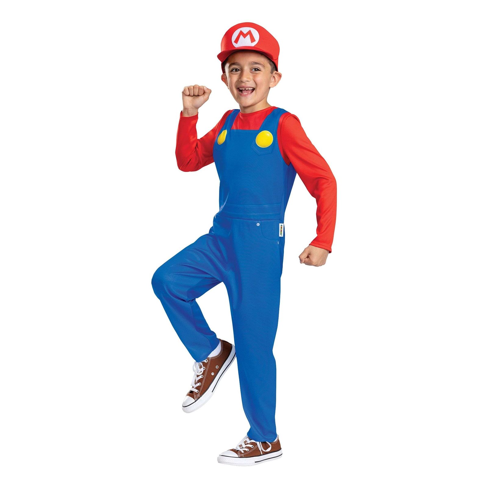 Super Mario Budget Lasten Naamiaisasu - Medium