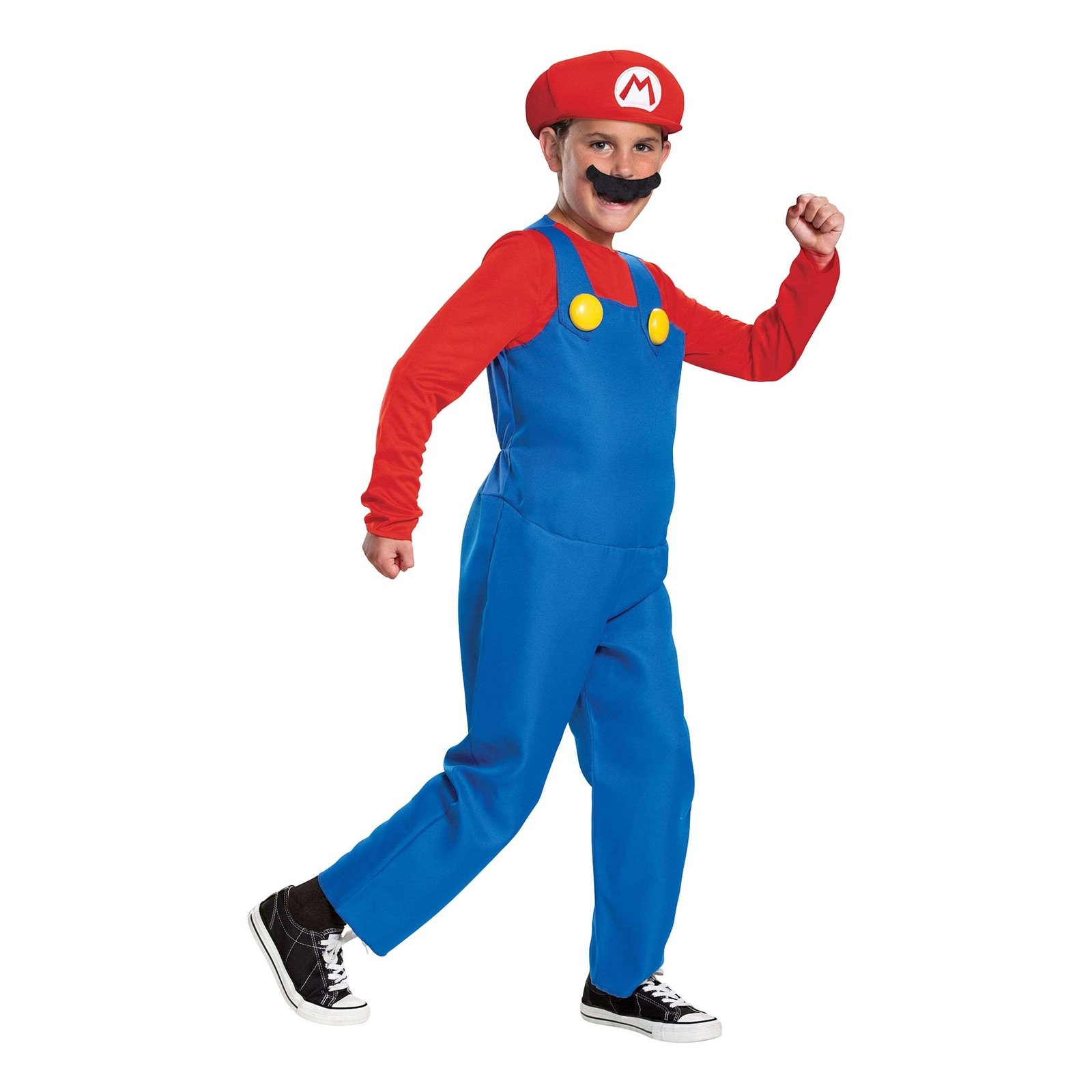Super Mario Deluxe Lasten Naamiaisasu - Medium