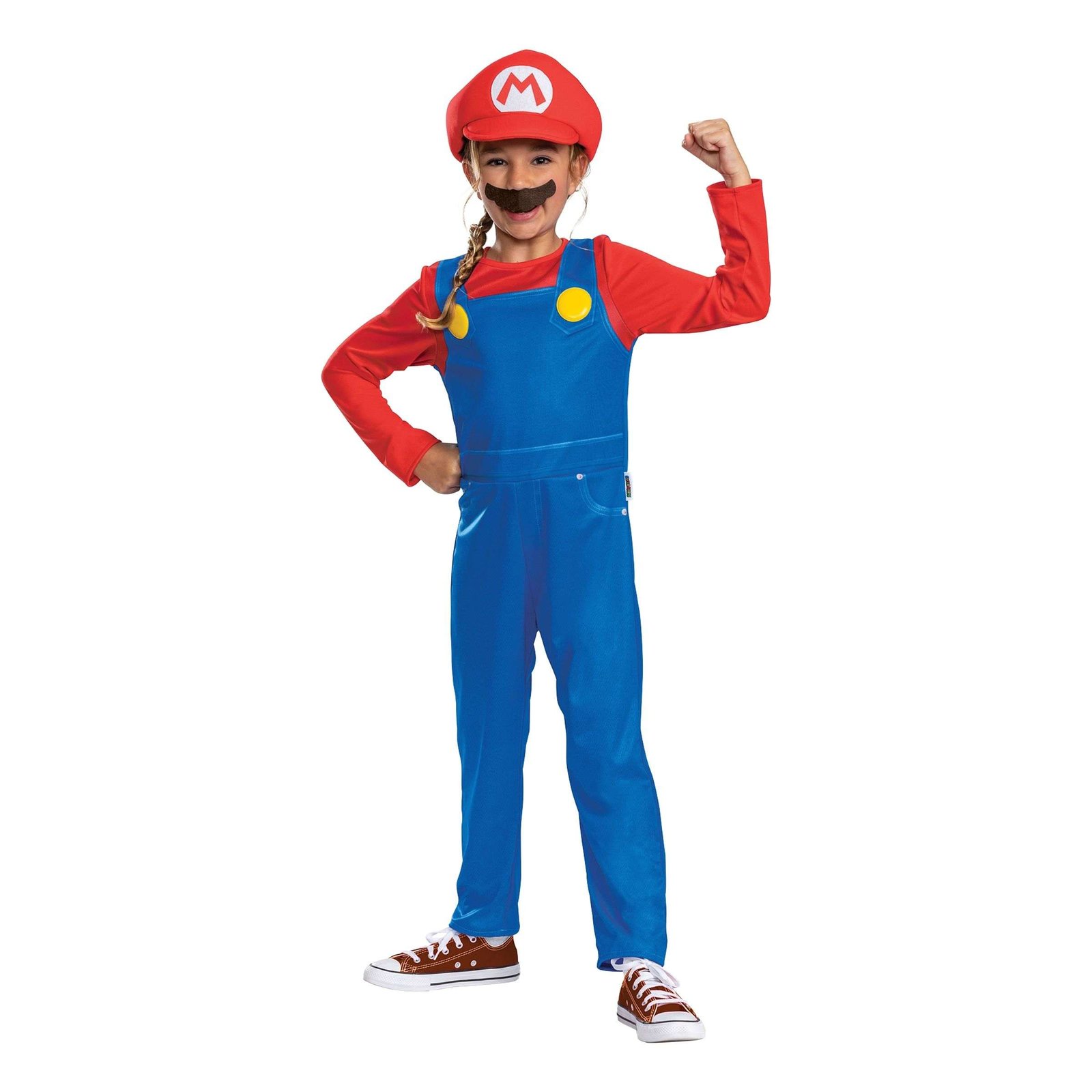 Super Mario Klassinen Lasten Naamiaisasu - Medium