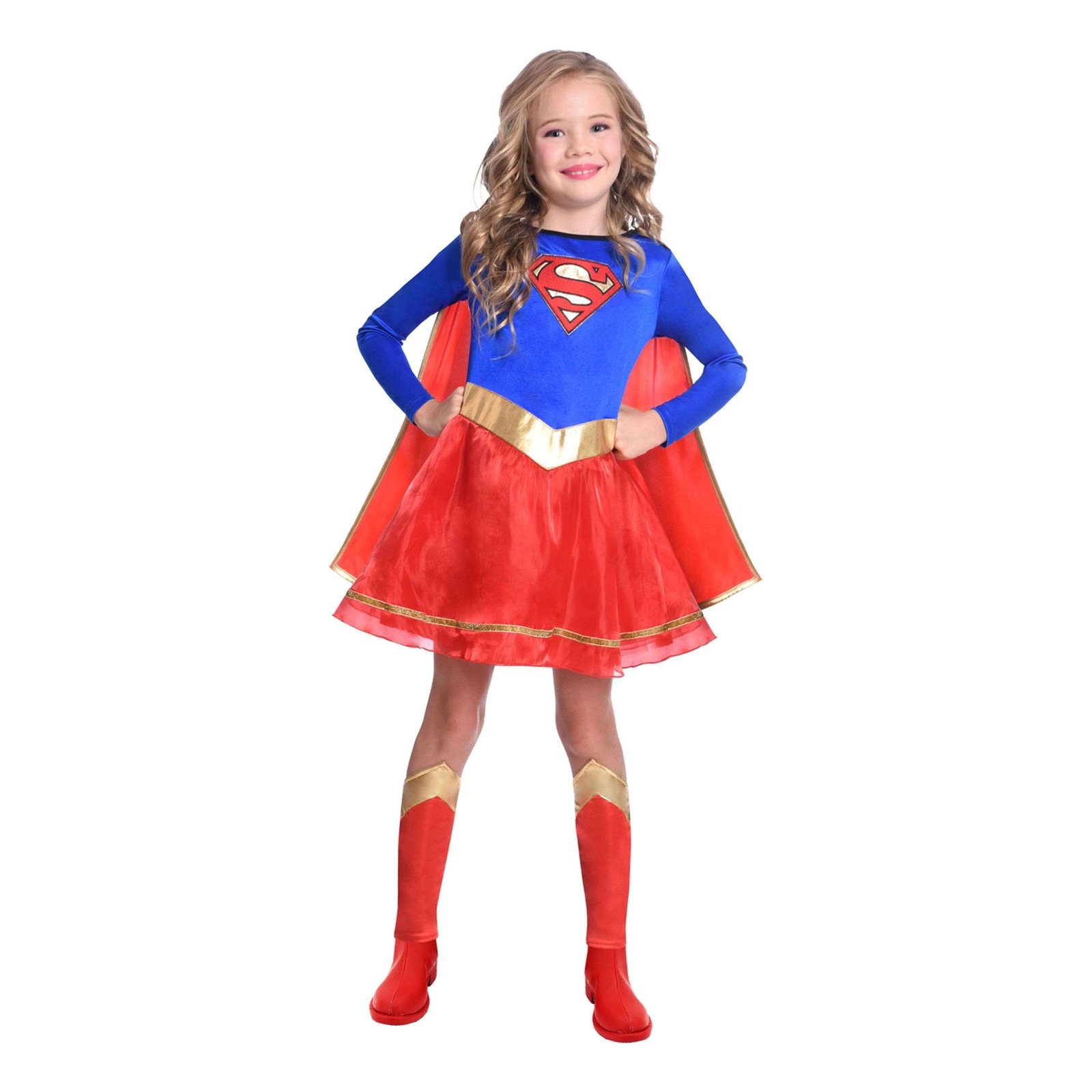 Supergirl Klassisk Lasten Naamiaisasu - X-Large