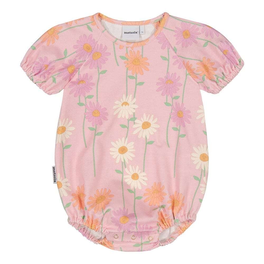 Sweetness Puff Sleeve Romper | Milky Pink - 56