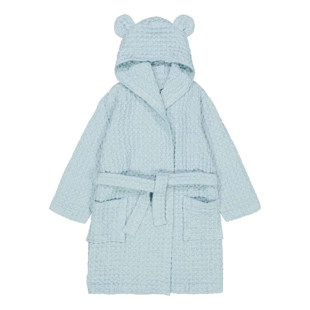 Teddy -Lasten Kylpytakki | Icy Blue - 110/116