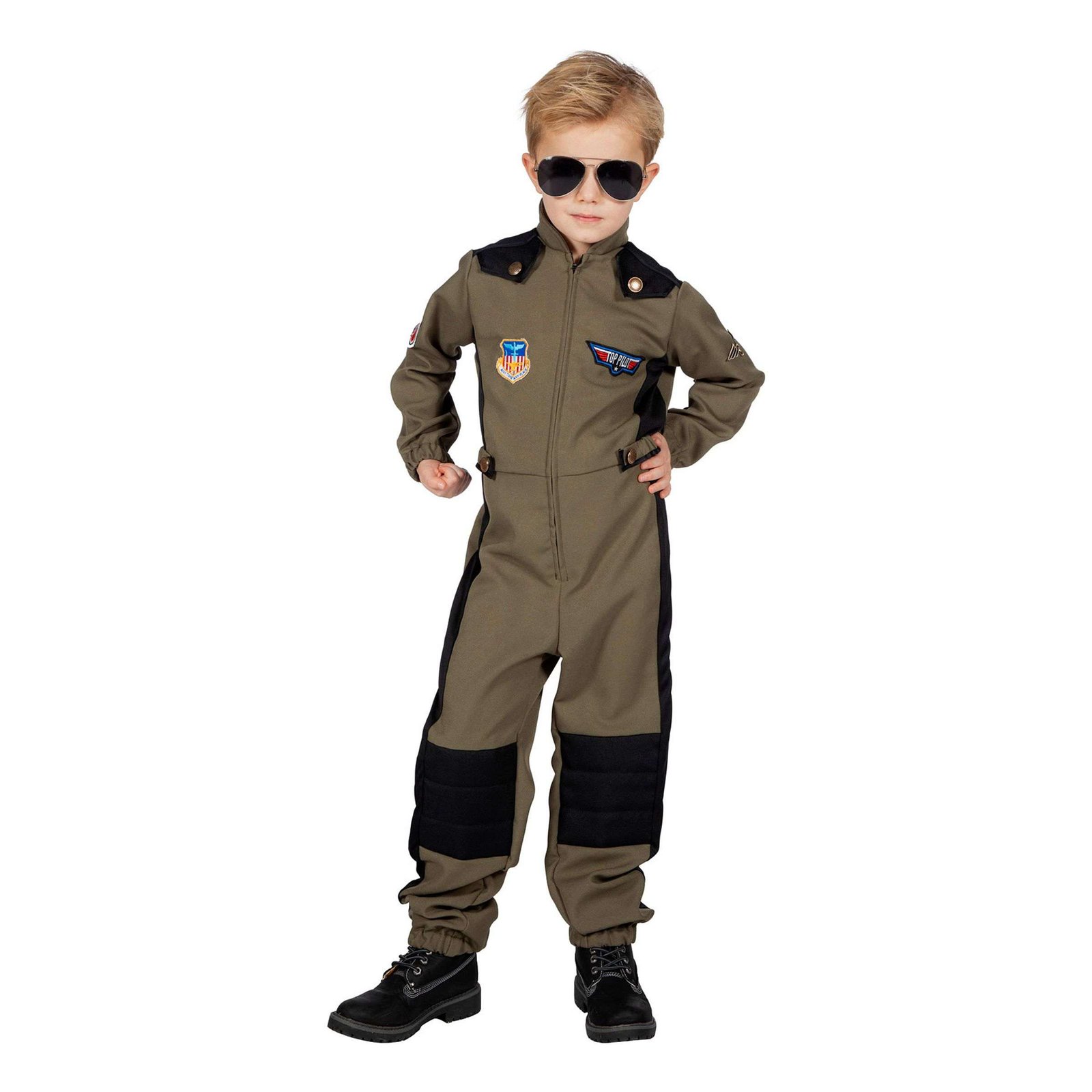 Top Pilot Lasten Naamiaisasu - Medium