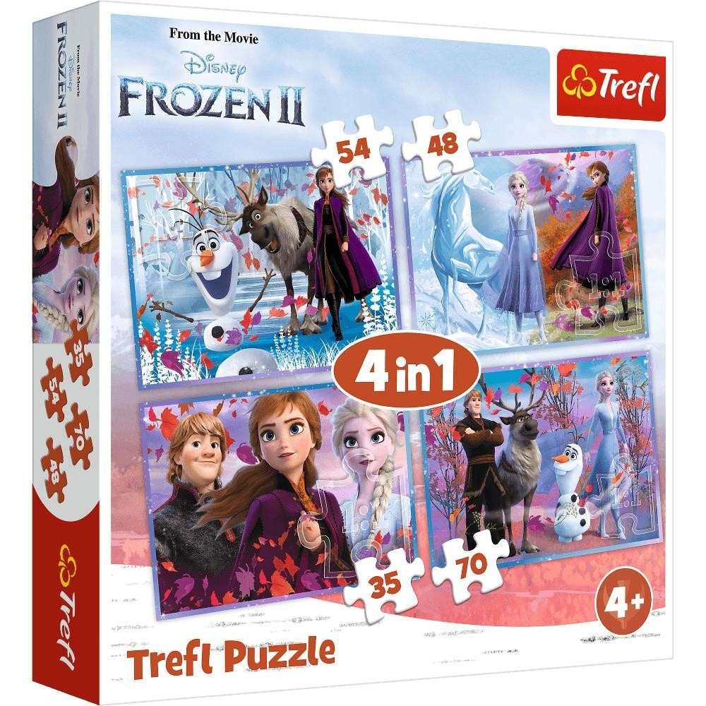 Disney Frozen 2, 4 yhdessä palapeli