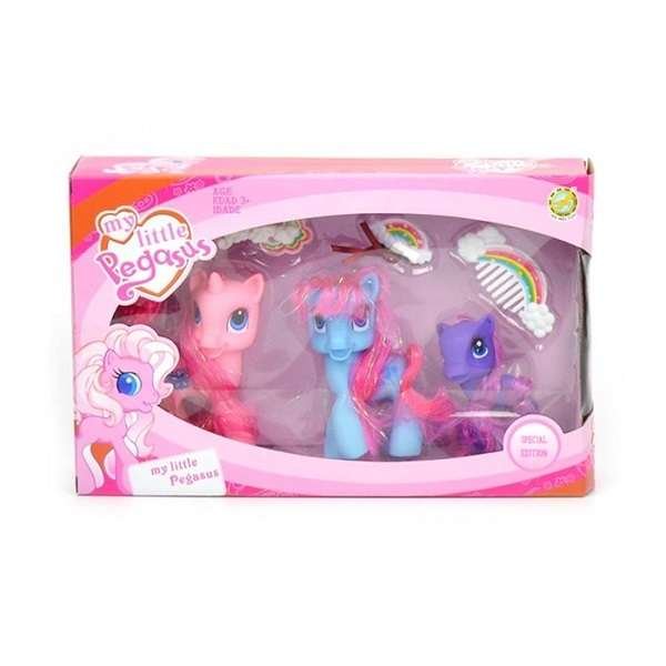 Pony 3-pack figuurit lisävarusteilla