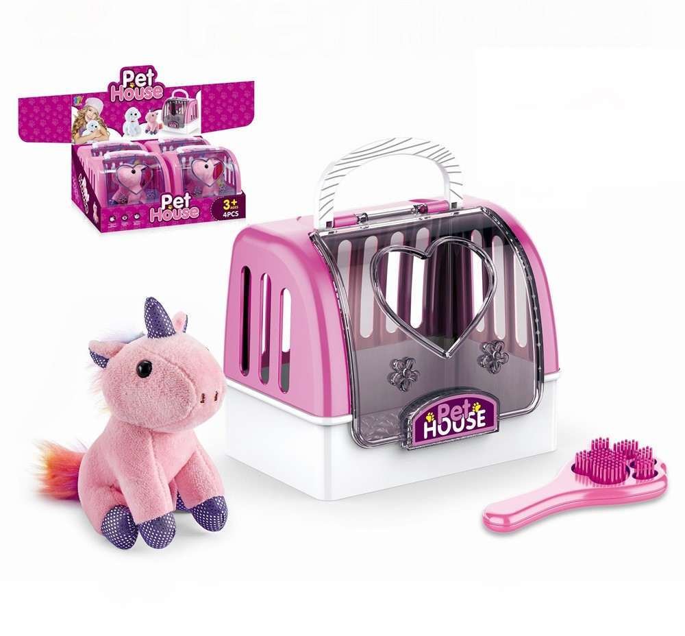 Unicorn lemmikin kanssa Talo 14cm