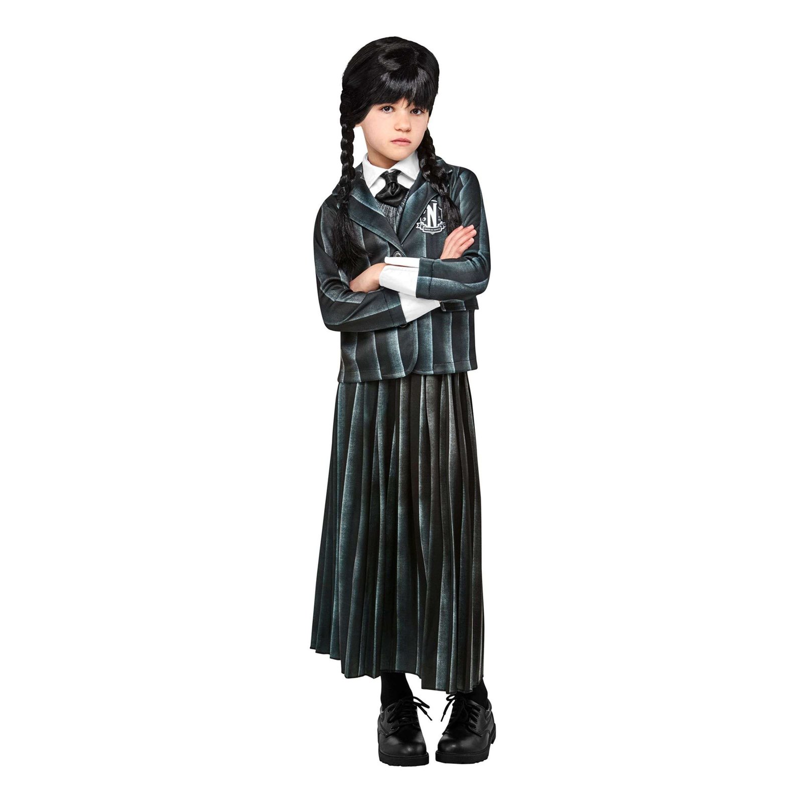 Wednesday Nevermore Academy Lasten Naamiaisasu - Large