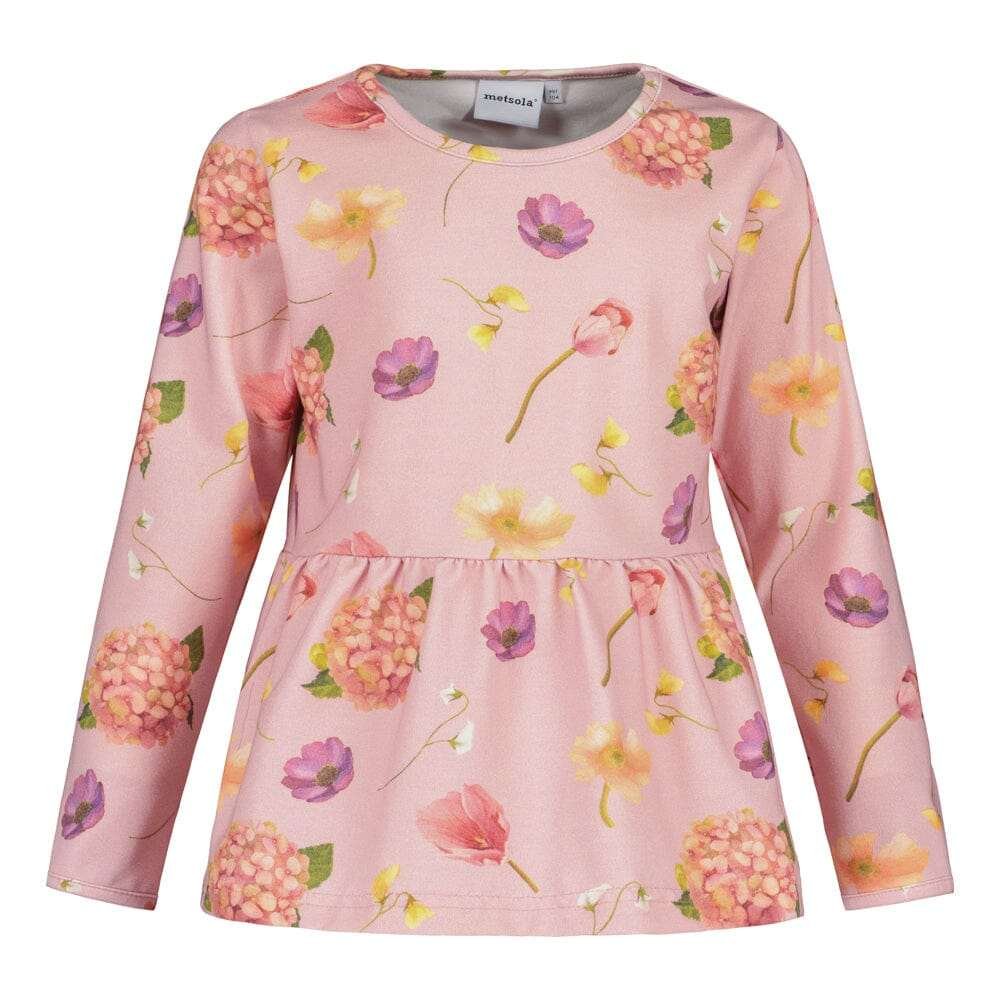 Whispers Peplum Shirt -Paita | Rosy - 110/116