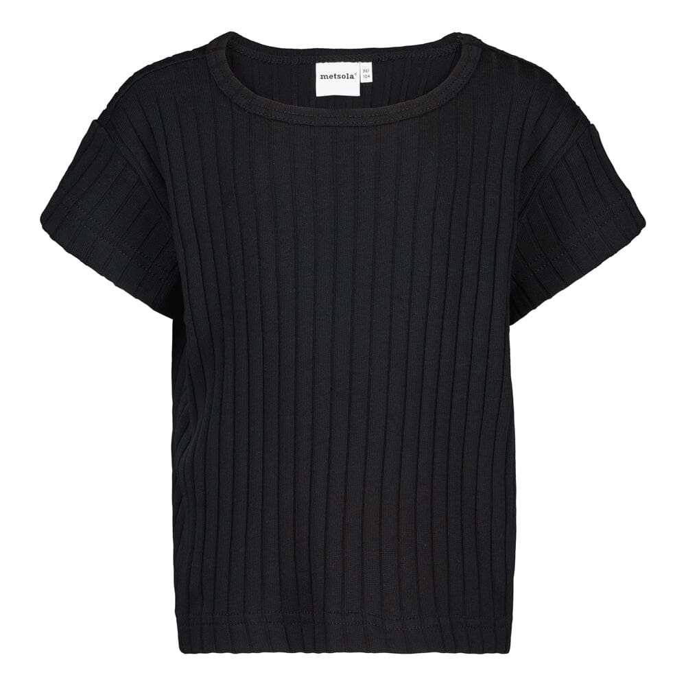 Wide Rib Boxy -T-Paita | Licorice - 110/116