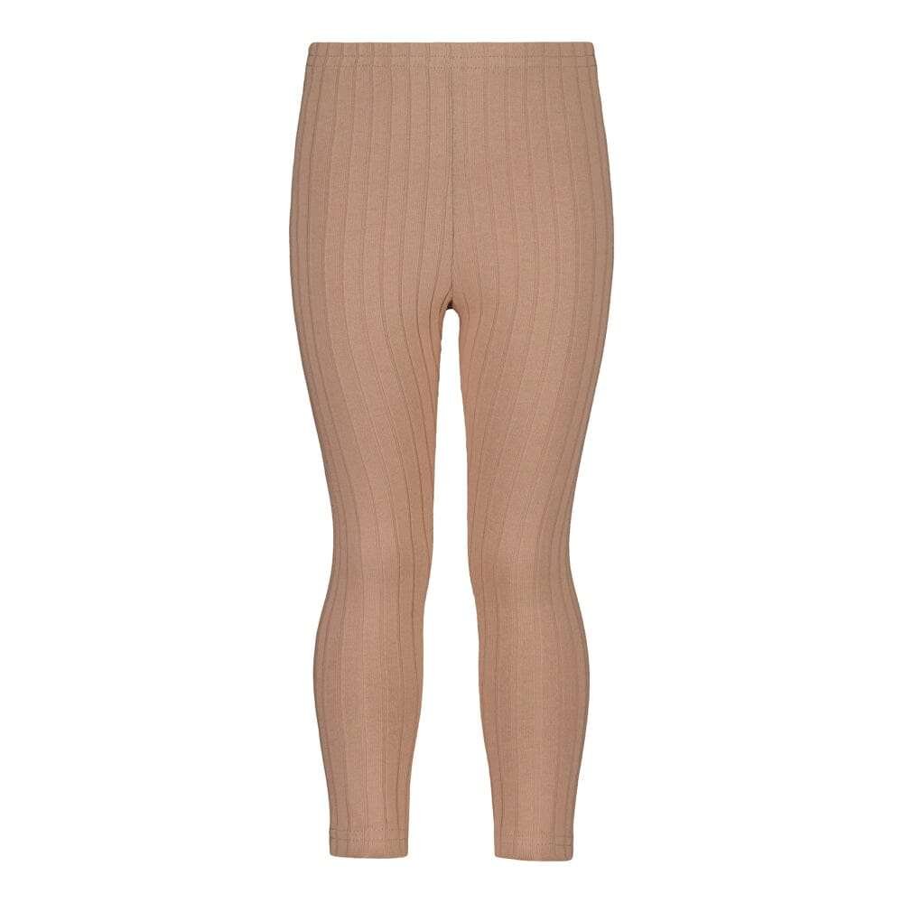 Wide Rib -Leggingsit | Nougat - 110/116