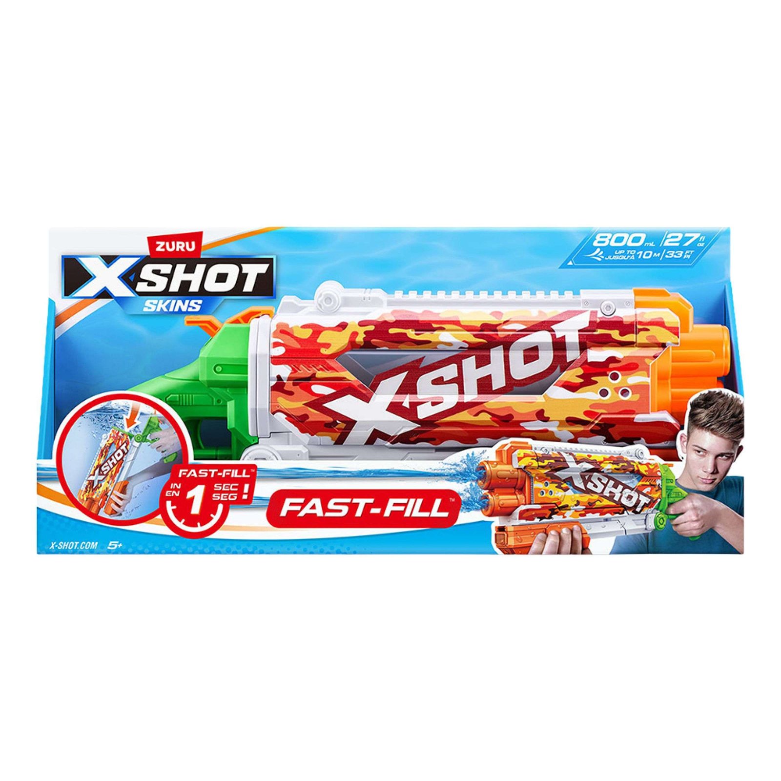 X-Shot Fast-Fill Skins Pump Action Vesisuihkuase