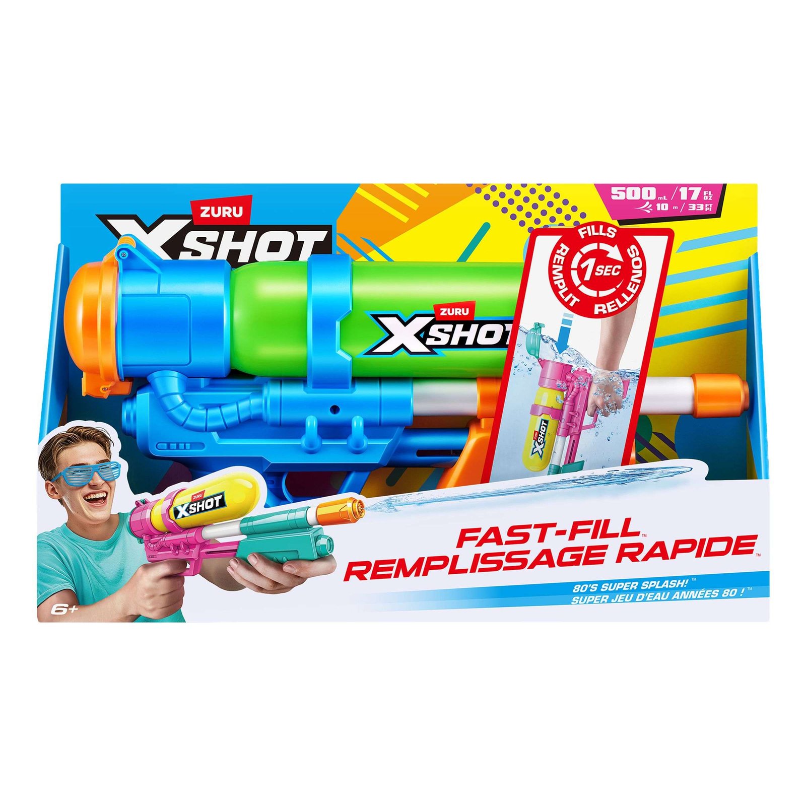 X-Shot Water Fast Fill Retro Water Blaster Vedenheitin