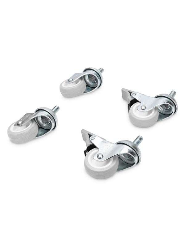 DIGITUS Lockable castors for standard wall mounting cabinets Unique Set (4 pcs.)
