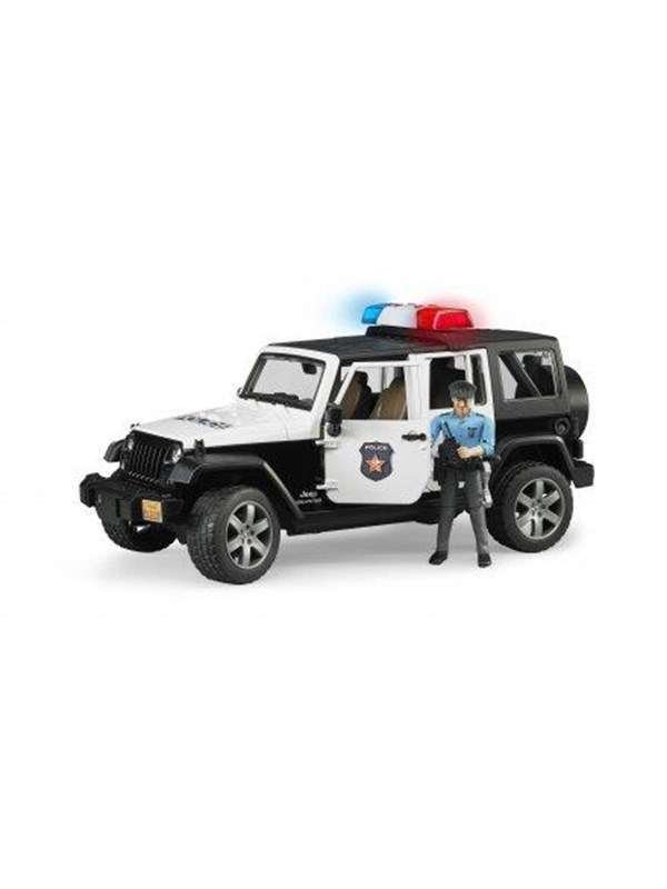 Bruder Jeep Wrangler Unlimited Rubicon Police Ajoneuvot wit