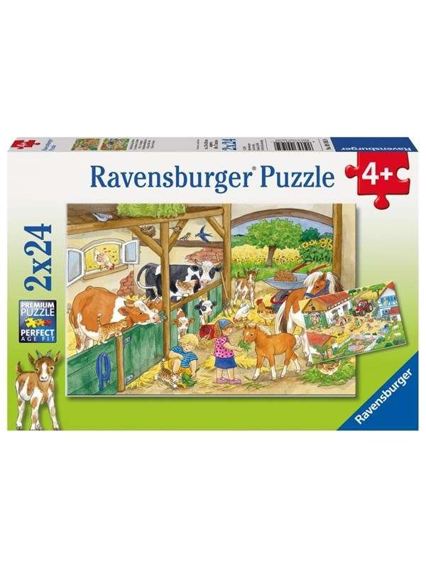 Ravensburger Päivä maatilalla - 2x24p