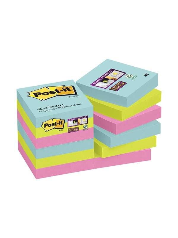 3M Post-it Super Sticky Miami -lappuja