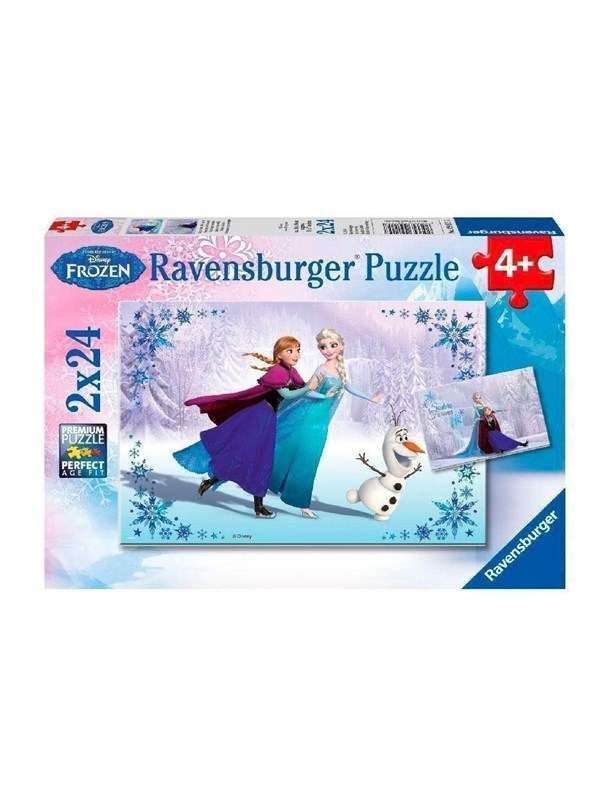 Ravensburger Disney Frozen palapeli: Siskot ikuisesti 2x24 kpl