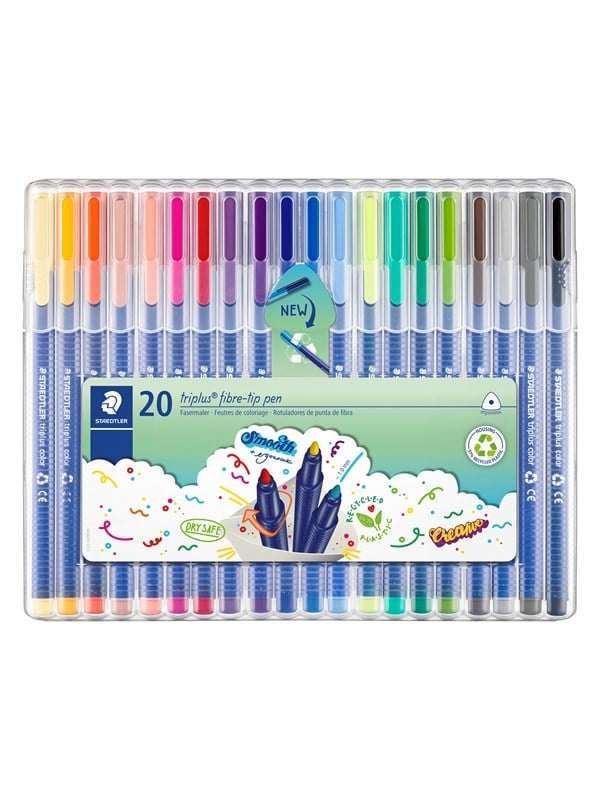 Staedtler triplus® color, kuitukärkikynä, 20 kpl