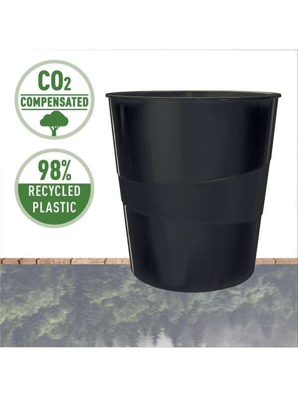 Leitz Recycle paperikori, musta