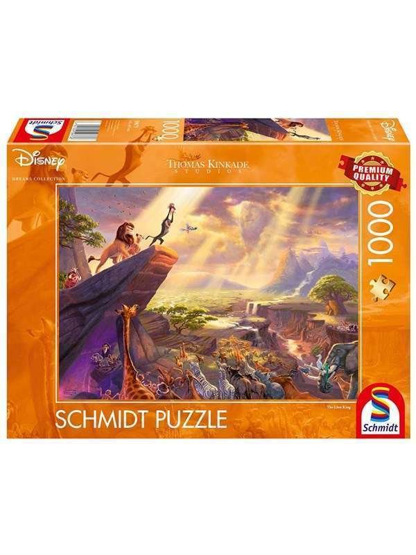 Schmidt 0 palaa)Pulmapeli - Thomas Kinkade: Disney Leijonakuningas (100 palaa)