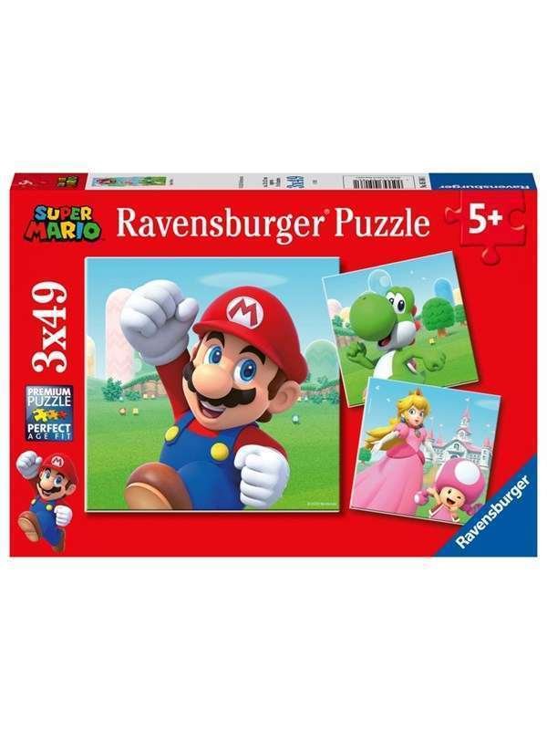 Ravensburger Super Mario 3x49 palaa