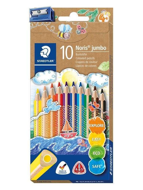 Staedtler Col. pencil Noris jumbo set FSC 100%