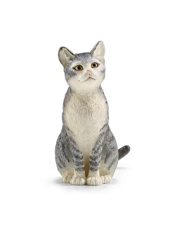 Schleich istuva kissa
