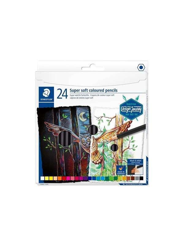Staedtler Väriliitu pehmeä 24 kpl 100% PEFC