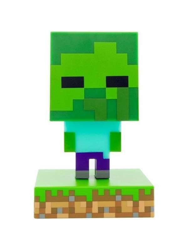 Paladone - Minecraft - Zombie ikoni valo - Lamppu