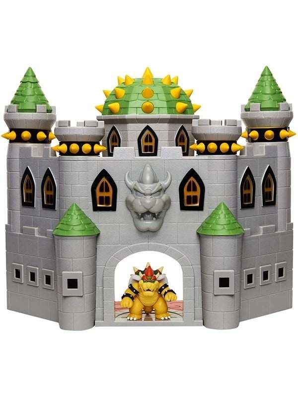 Jakks Super Mario 2,5 tuuman Deluxe-leikkisetti Bowserin linna
