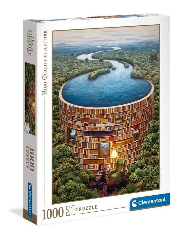 Clementoni 1000 kpl. Korkealaatuinen kokoelma Bibliodamea