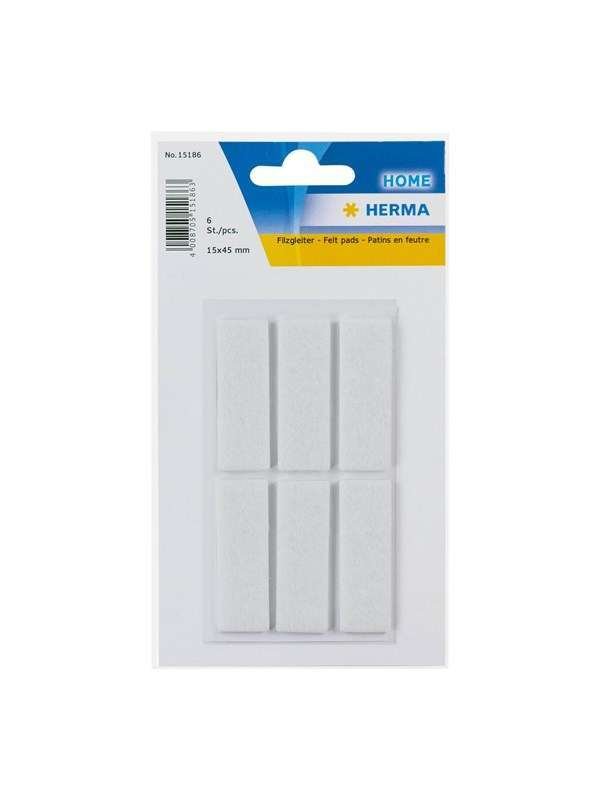 HERMA Protectiv feltpads Valkoinen 15 x 45 mm