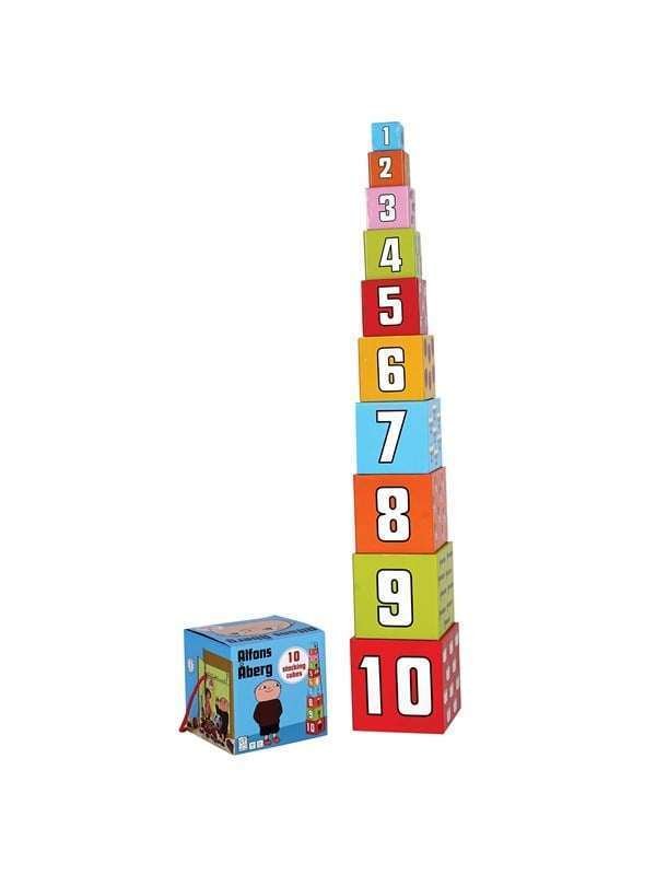 Barbo Toys Alfons Åberg pinottavat kuutiot 10 kpl
