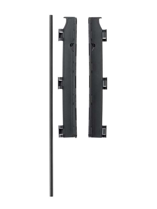 BabyDan Slatted wall Mounting Kit for Safety Gates Musta