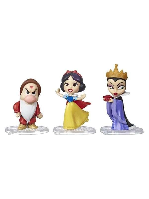 Hasbro Disney-prinsessasarjakuvanuket Lumikin tarinan hetket numero 1 Toive pahattaren ja Murmelin kanssa, 3-pakkaus, korkeus 5 cm.