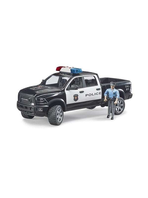 Bruder RAM 2500 poliisiauto poliisilla.