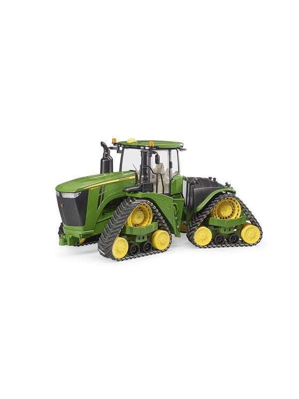 Bruder John Deere 9620 RX telaketjuilla.