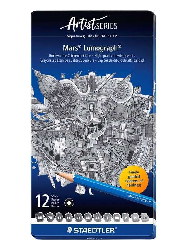 Staedtler Kynä Mars Lumograph x12 100% PEFC.