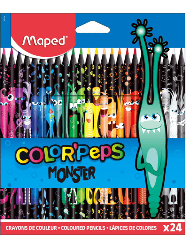 Maped Color'Peps Monster Väri pencils x24