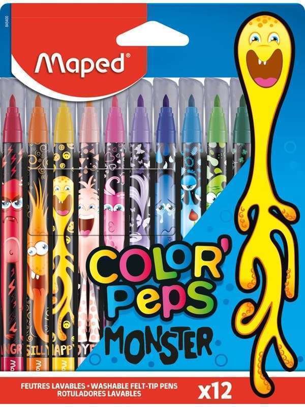 Maped Color'Peps Monster -huopakynät x 12