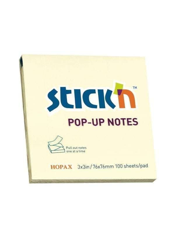 Stick'n Pop-Up - muistilaput - 76 x 76 mm - 100 arkkia