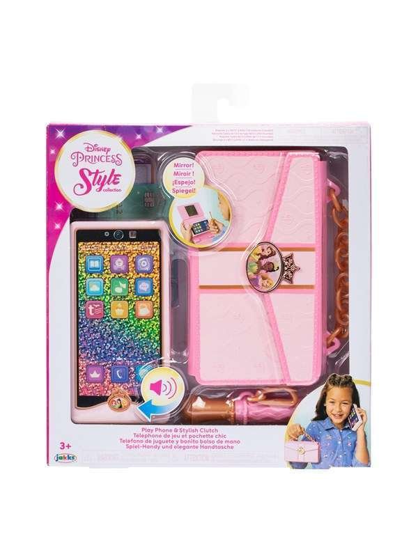 Jakks Disney Princess Style Collection Play Phone & Stylish Clutch