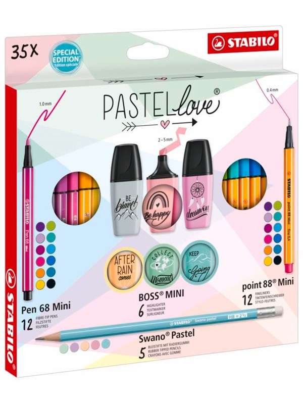 STABILO Pastel Love set of 35 ass. pens